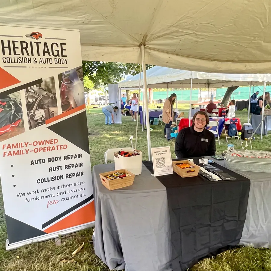 Auto body shop booth staff carlisle pa at Heritage Collision & Auto Body in Carlisle, PA