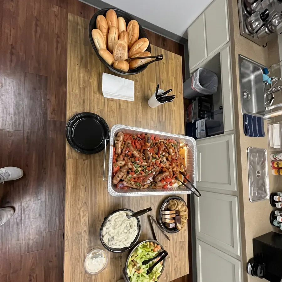 Auto body shop team lunch carlisle pa at Heritage Collision & Auto Body in Carlisle, PA