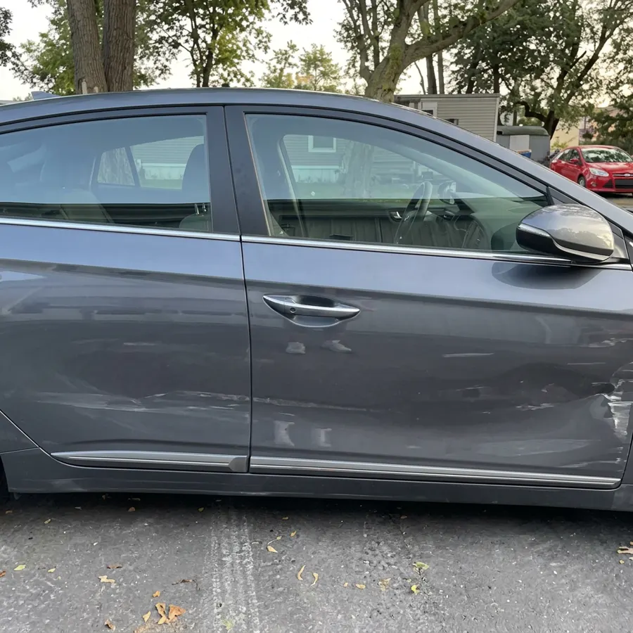 Car door collision damage carlisle pa at Heritage Collision & Auto Body in Carlisle, PA