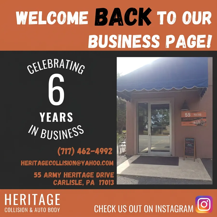 Heritage collision auto body anniversary carlisle pa at Heritage Collision & Auto Body in Carlisle, PA