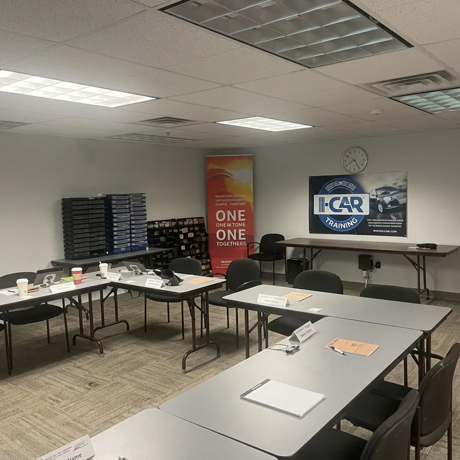 Icar training room carlisle pa at Heritage Collision & Auto Body in Carlisle, PA